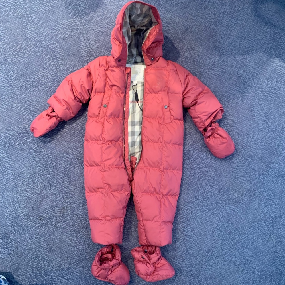 Burberry down snowsuit